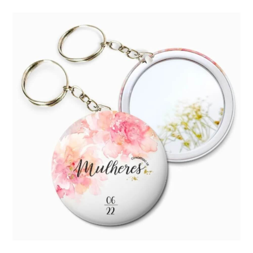 Espelho Chaveiro Personalizado-FB-EC55
